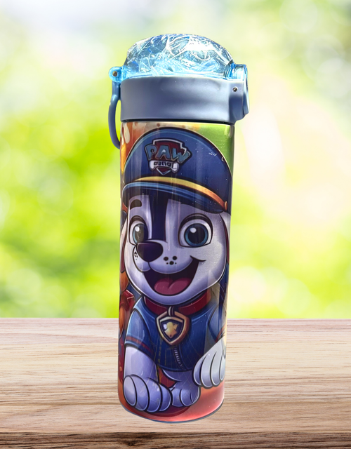 12 oz Kids Water Bottle/Tumbler Cartoon Themed Water Bottle, Flip top